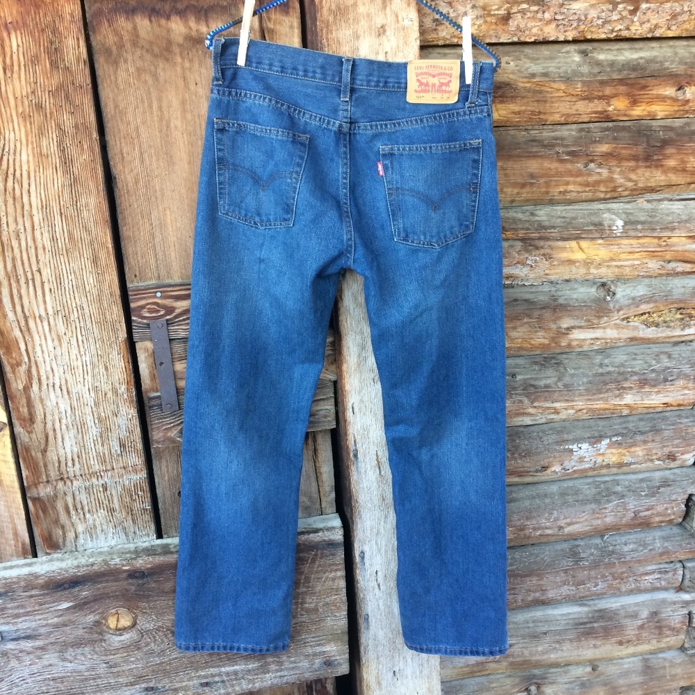 Levi Dark Wash 505 W29 x L29 - Picture 2 of 6